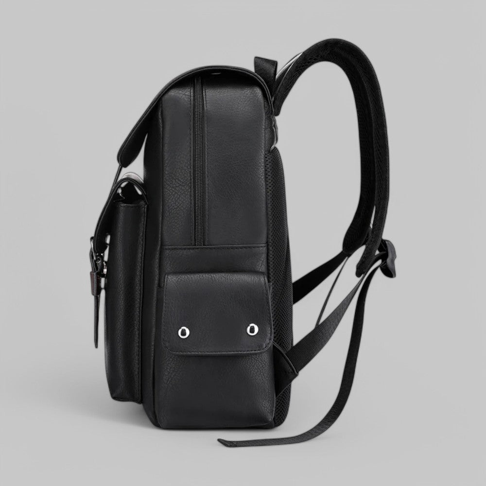 PU Leather Laptop Backpack