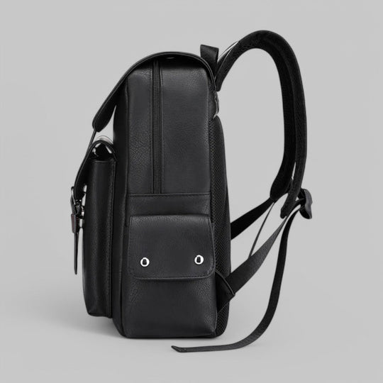 PU Leather Laptop Backpack