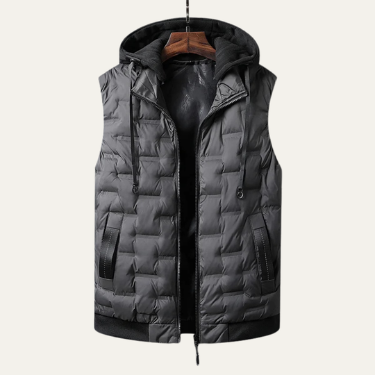 Men’s Hooded Quilted Vest
