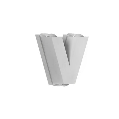 N/V/W Letter Shapes LED Outdoor Wall Sconce Lighting