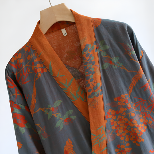 Breathable Cotton Waffle Bathrobe