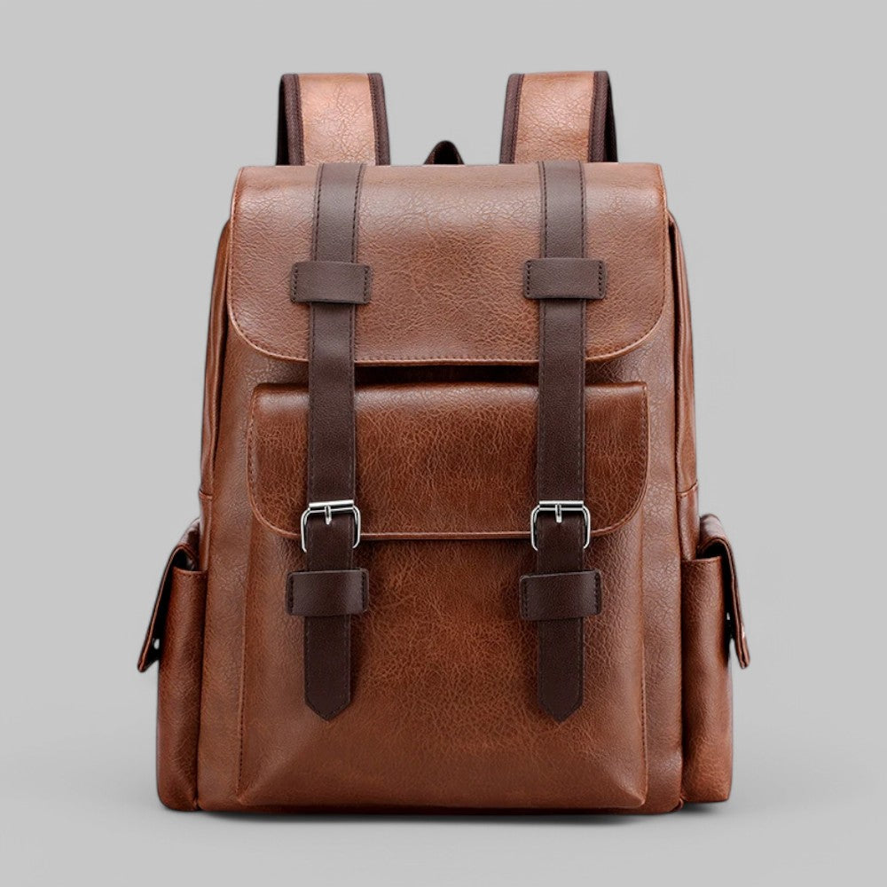 PU Leather Laptop Backpack