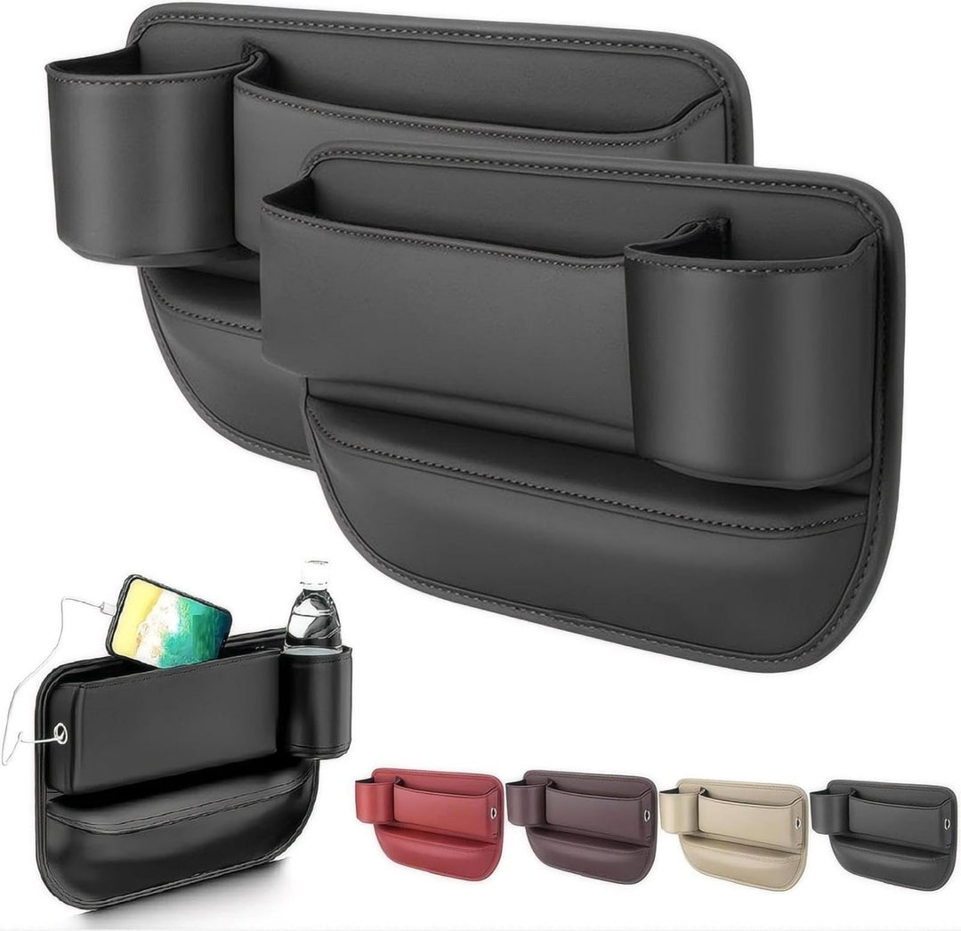 Car Seat Gap Filler and Organizer for Driver and Passenger 2 Pack