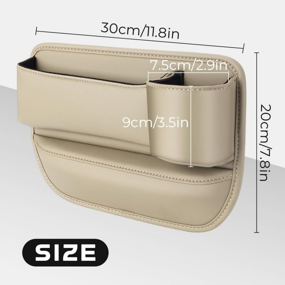 Car Seat Gap Filler and Organizer for Driver and Passenger 2 Pack