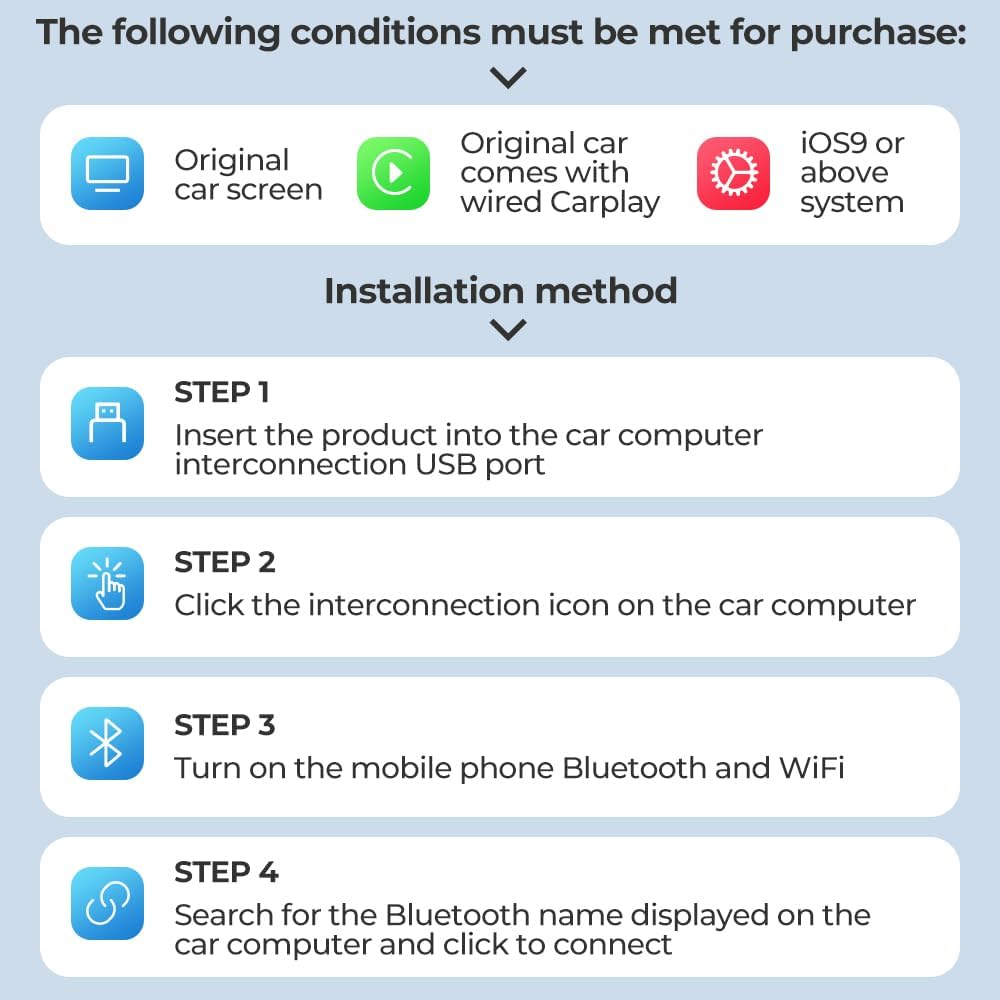Wireless CarPlay Adapter – 2-in-1 Android Auto and CarPlay