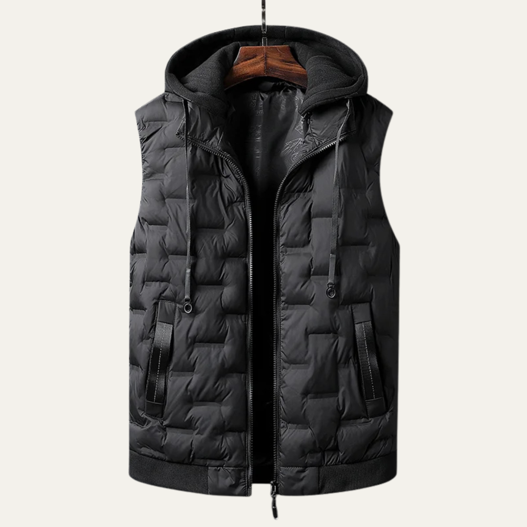 Men’s Hooded Quilted Vest