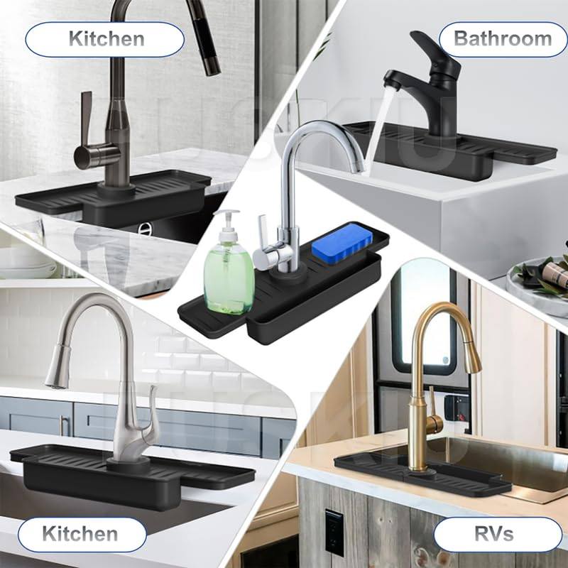 Kitchen Sink Faucet Splash Guard