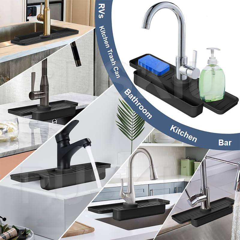 Kitchen Sink Faucet Splash Guard