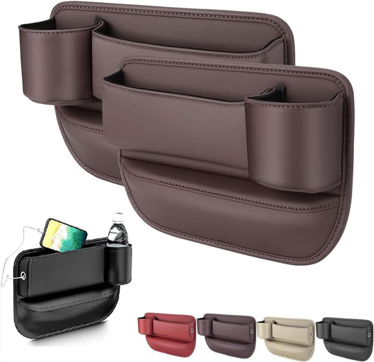 Car Seat Gap Filler and Organizer for Driver and Passenger 2 Pack
