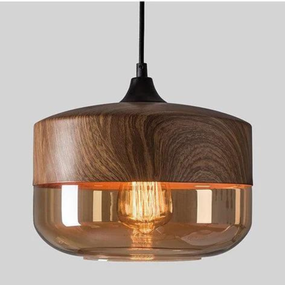 Scandinavian Wooden Ceiling Lamp