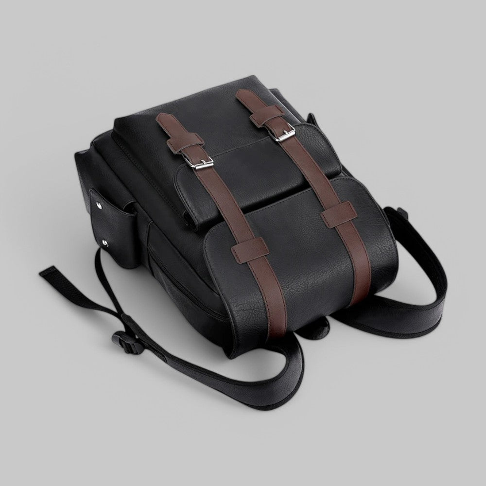 PU Leather Laptop Backpack