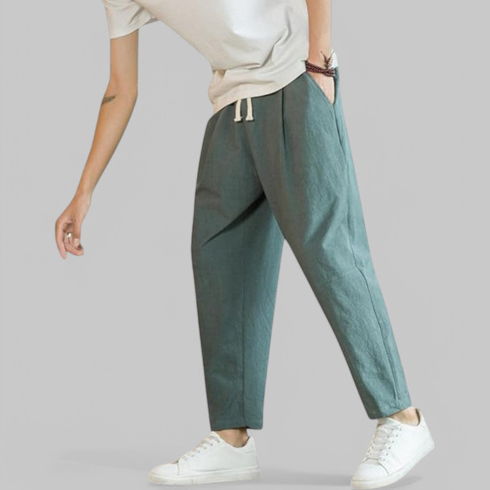 Men’s Cropped Casual Trouser