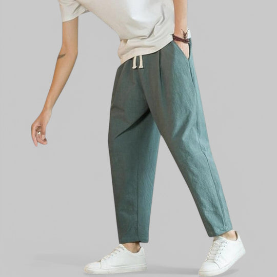 Men’s Cropped Casual Trouser