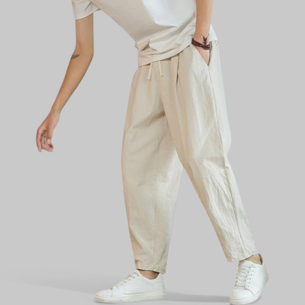 Men’s Cropped Casual Trouser