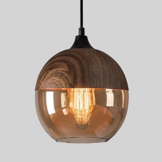 Scandinavian Wooden Ceiling Lamp