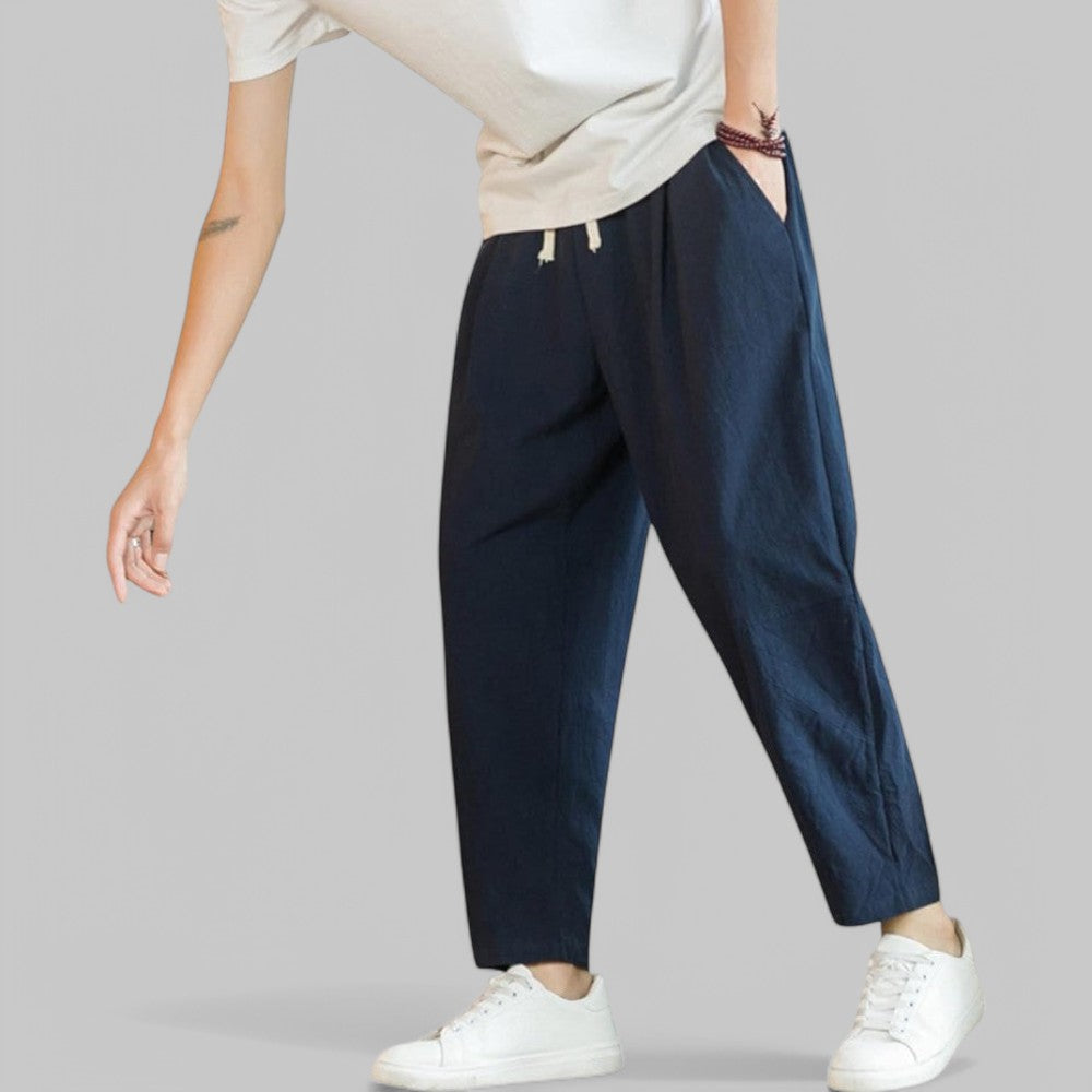Men’s Cropped Casual Trouser