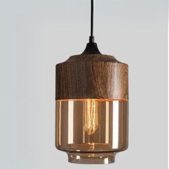 Scandinavian Wooden Ceiling Lamp