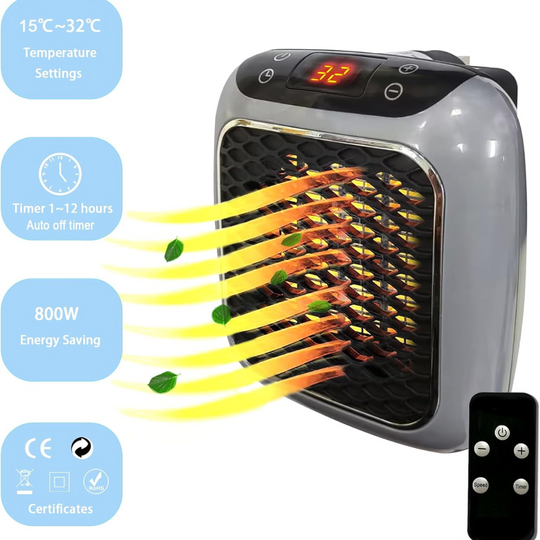 Portable Electric Heater for Small Rooms, Office, and Bedroom