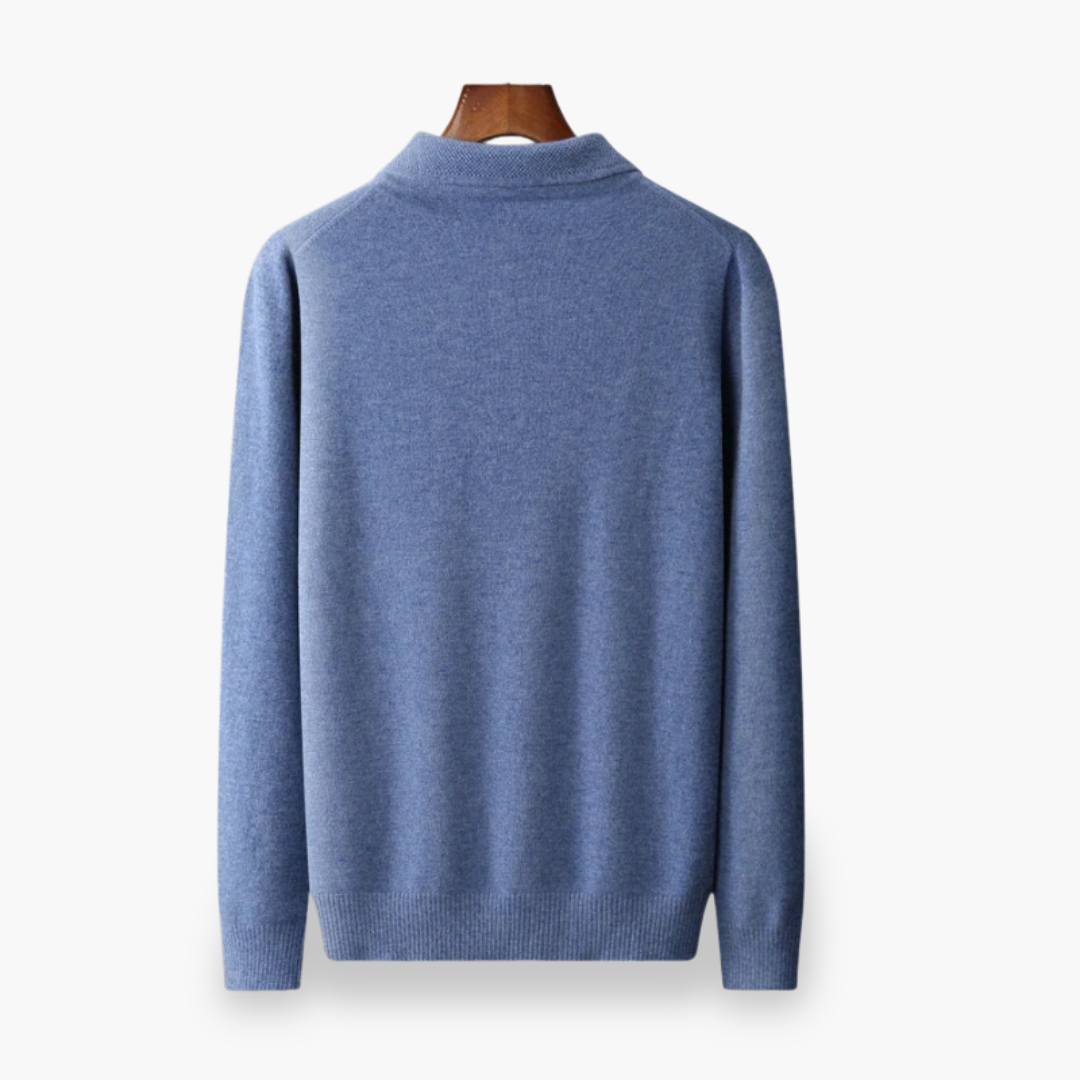 Men’s Wool Polo Sweater