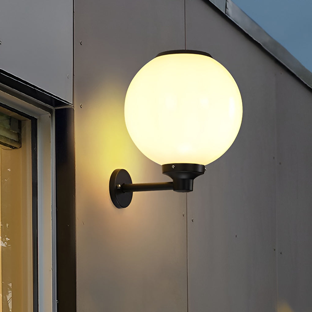 Round Solar Wall Lamp