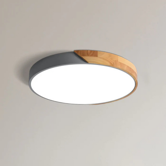 Scandinavian Wooden LED Ceiling Lamp