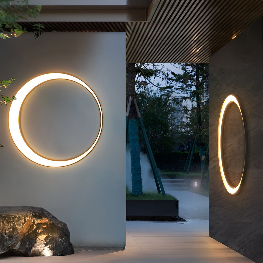 Circular Moon Wall Lamp