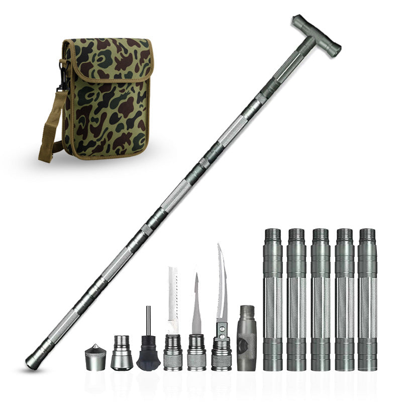 Multifunctional Survival Hiking Pole