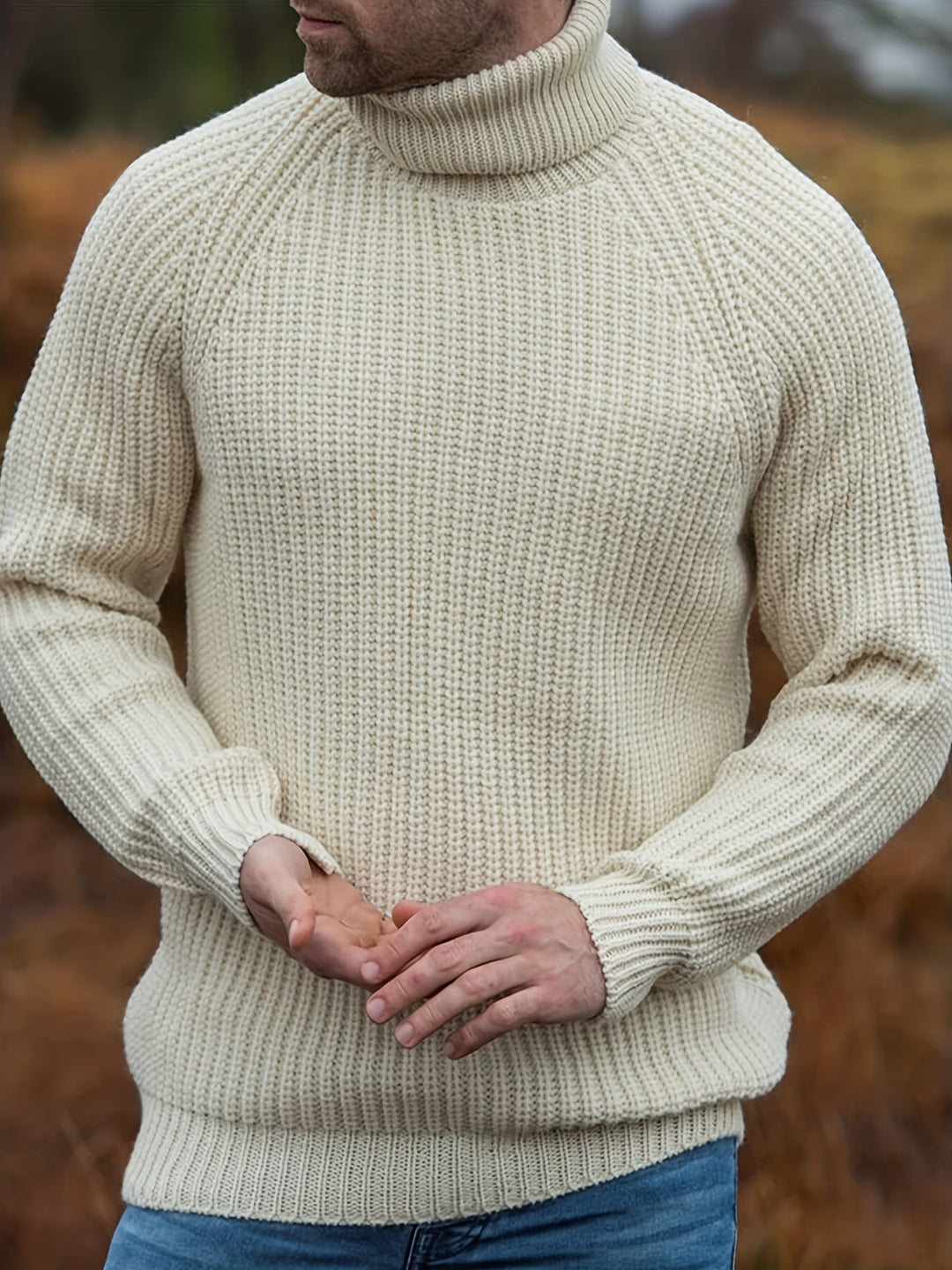Men’s Warm Turtleneck Sweater
