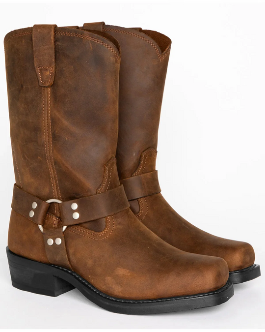 Black Harness Boot