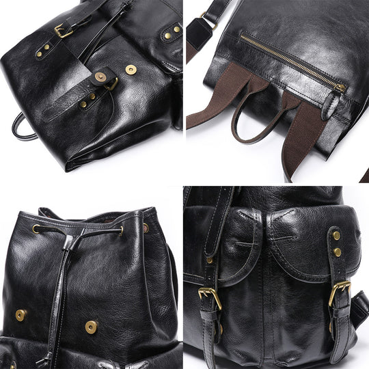 Large Vintage Travel Backpack