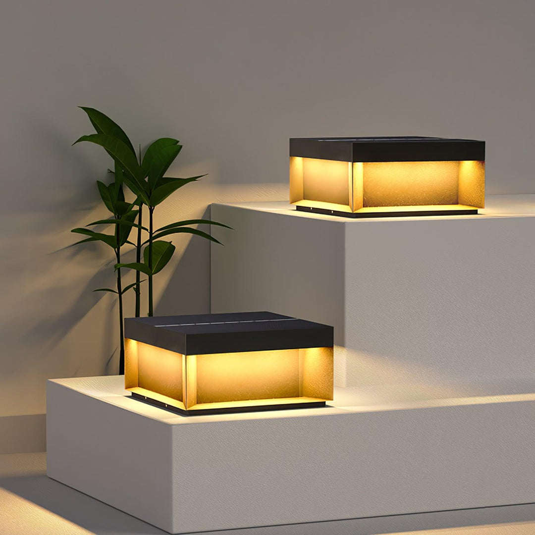 Solar-Powered Outdoor Post Light