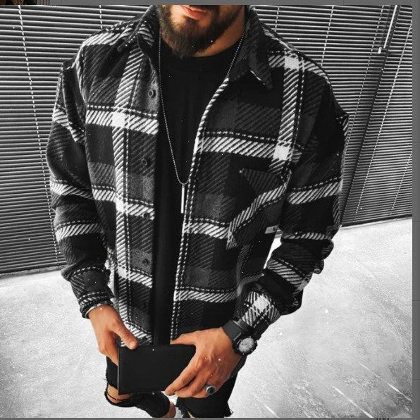 Men’s Checked Overshirt