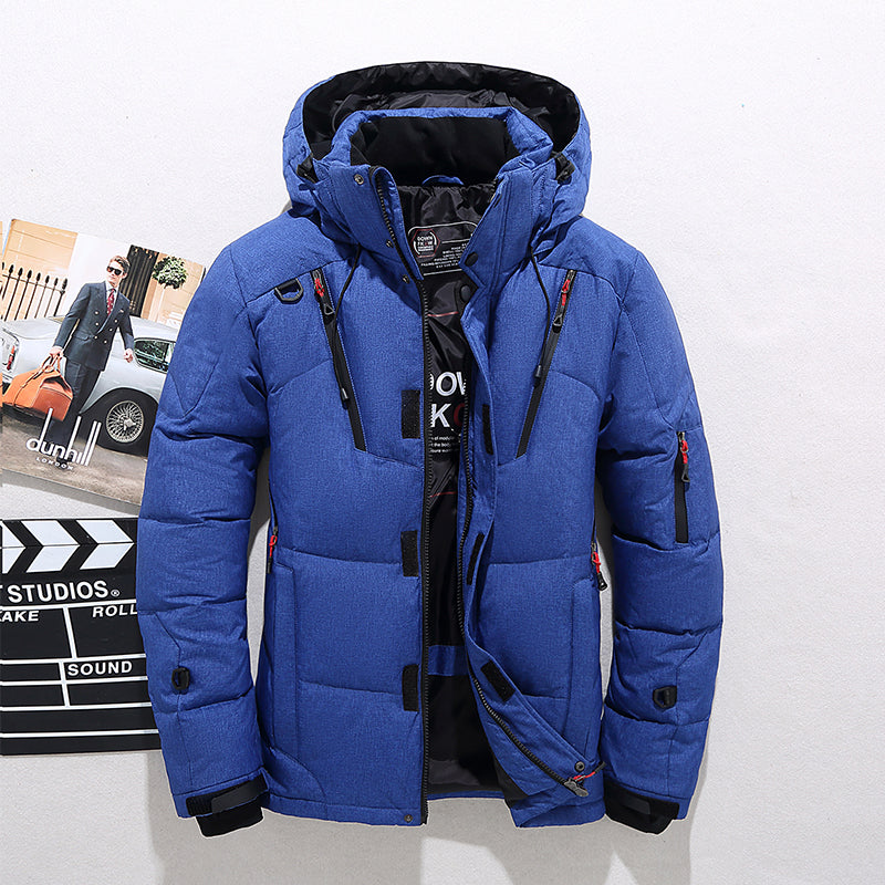 Men’s Thickened Winter Parka with Hood