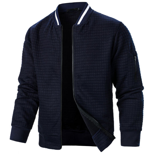 Men's Quilted Bomber Jacket