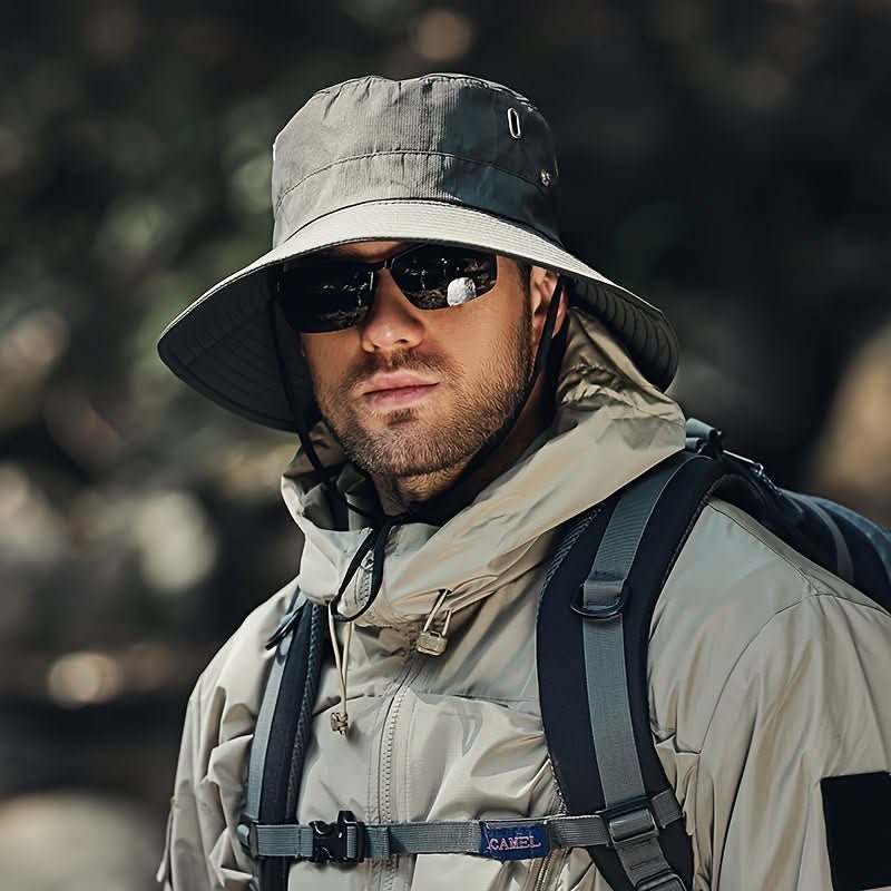 Breathable wide brim sun hat