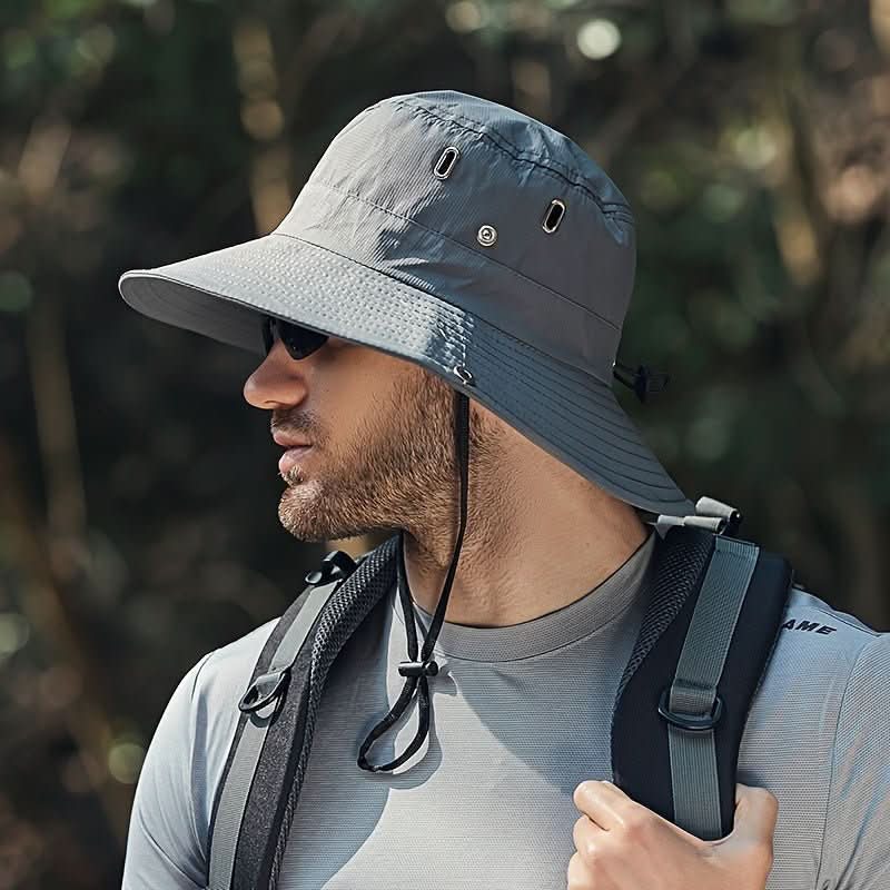Breathable wide brim sun hat