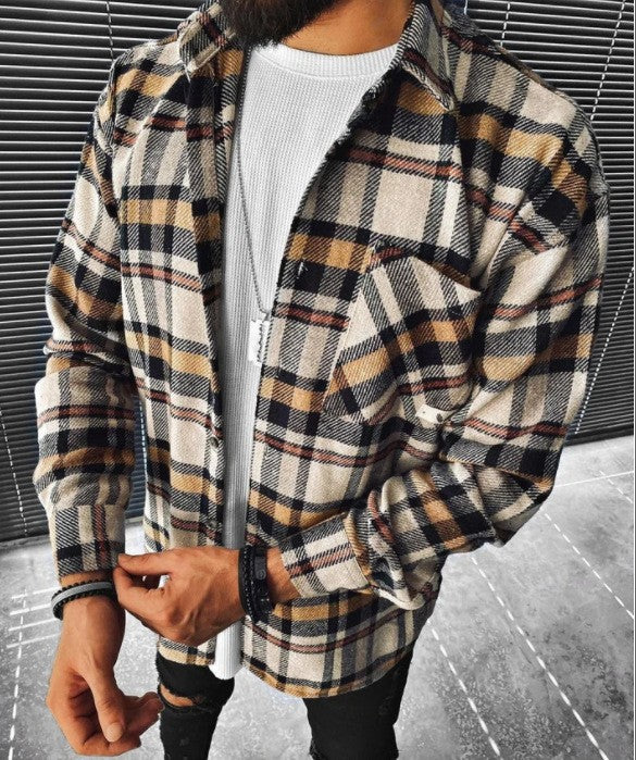 Men’s Checked Overshirt