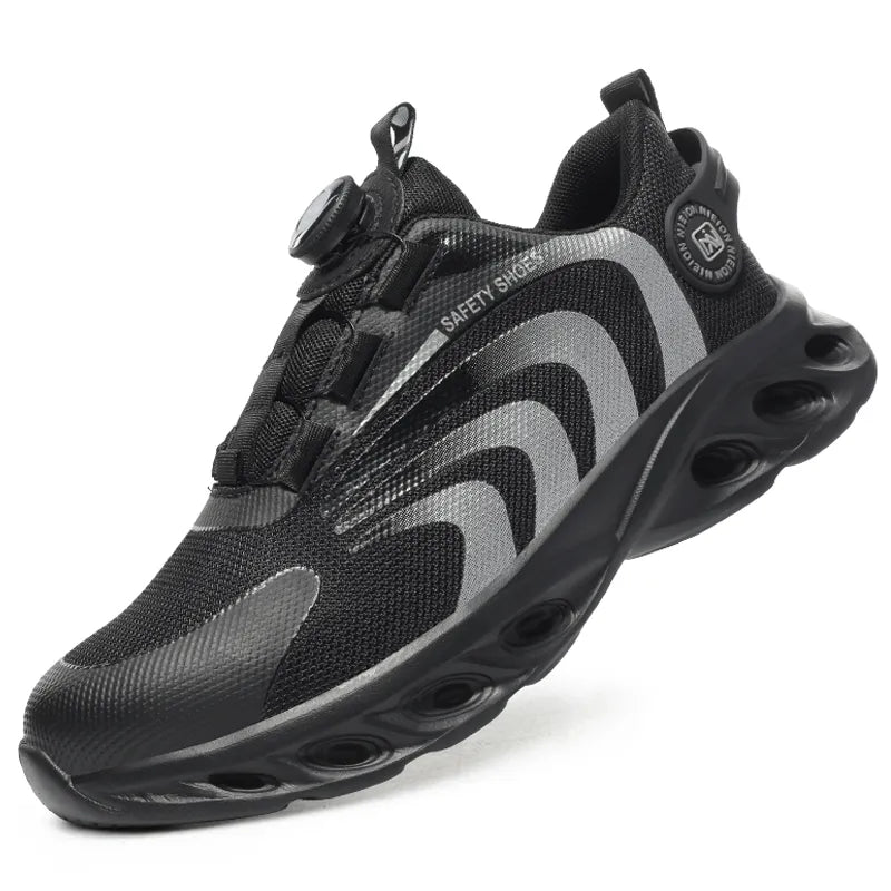 Shoes with Quick-Rotate Lace System for Work & Daily Wear