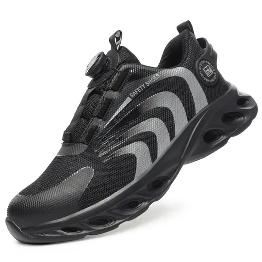 Shoes with Quick-Rotate Lace System for Work & Daily Wear
