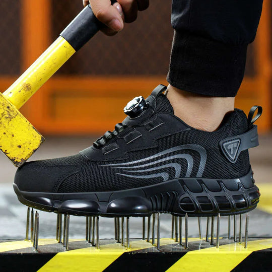 Shoes with Quick-Rotate Lace System for Work & Daily Wear