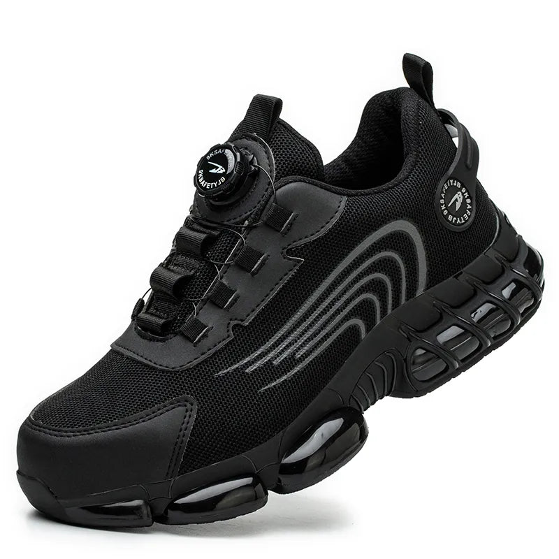 Shoes with Quick-Rotate Lace System for Work & Daily Wear