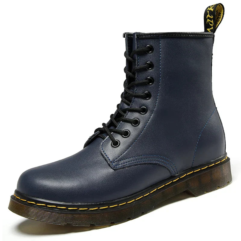 Classic British-Inspired Leather Boots for Men
