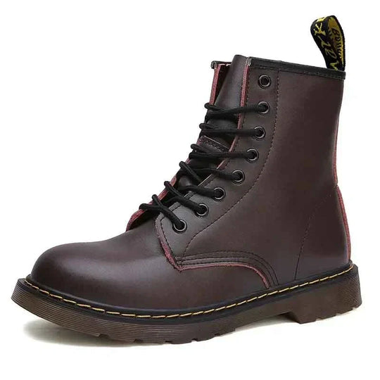 Classic British-Inspired Leather Boots for Men