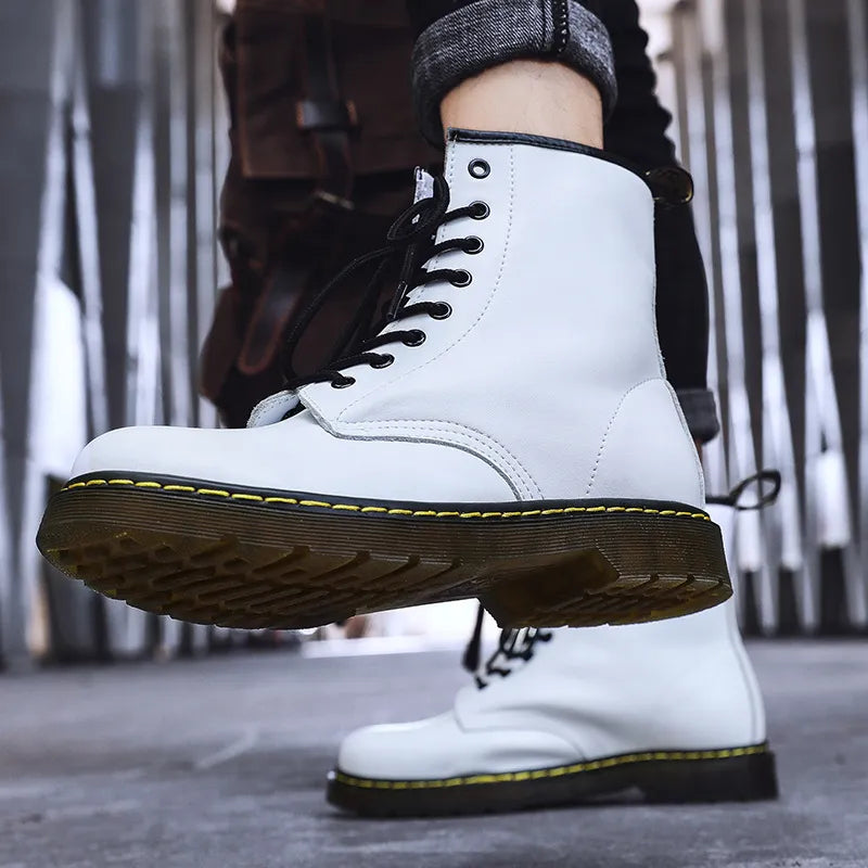 Classic British-Inspired Leather Boots for Men