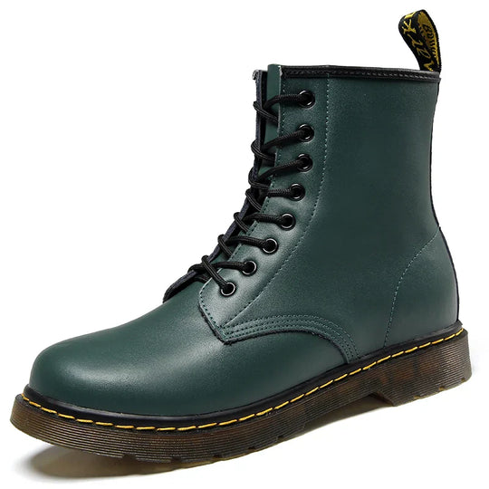 Classic British-Inspired Leather Boots for Men
