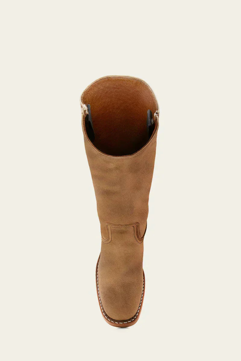 Classic Women's Leather Boots with Block Heel