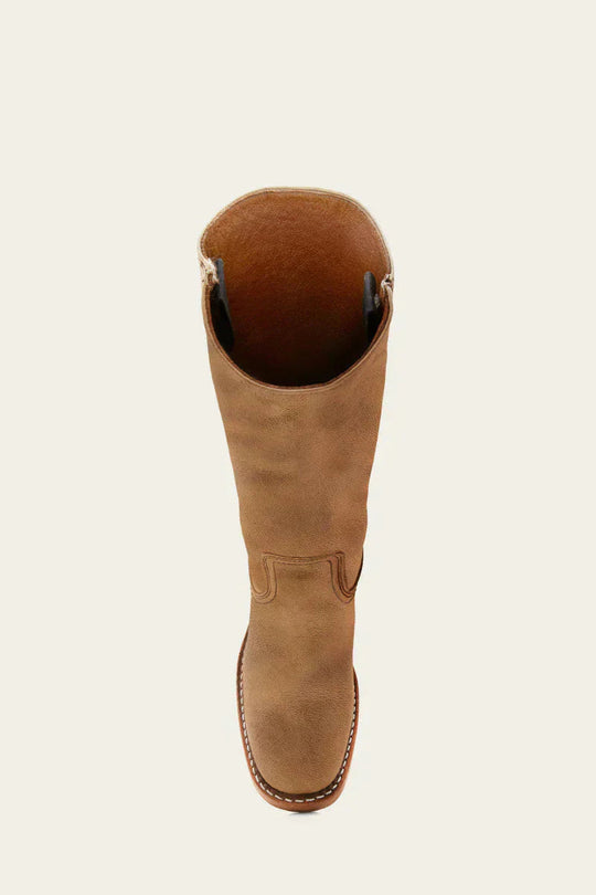 Classic Women's Leather Boots with Block Heel