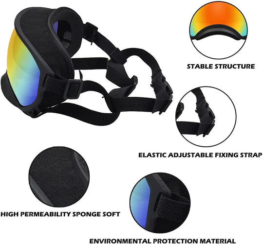 UV-Protective & Windproof Dog Sunglasses