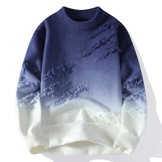 Men’s Distressed Knit Jumper