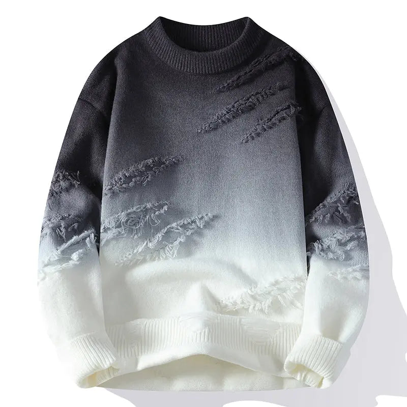 Men’s Distressed Knit Jumper